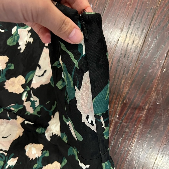 NWT Club Monaco Silk and Wool Floral wide leg Jumpsuit - Picture 6 of 12